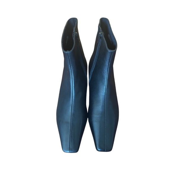 Jeffrey Campbell Ichabod Black Square Toe Ankle Boots Size 9 New - Picture 3 of 6